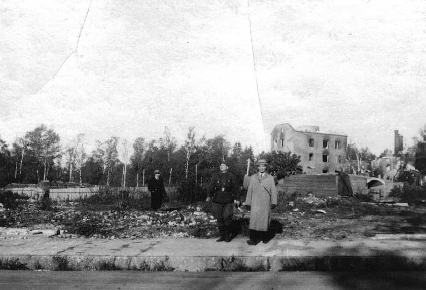 Поездка представителей общины в Терийоки в октябре 1941 г.