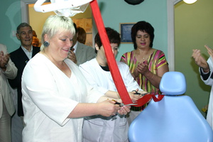 Открытие нового детского стоматологического кабинета.