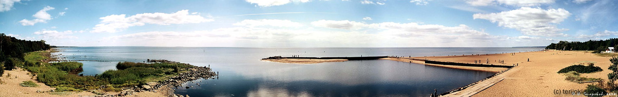 17. Панорама Финского залива с маяка.