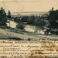la Vammelsuu 1906-01: Устье Черной речки в Ваммельсуу. Открытка отправлена летом 1906 г.