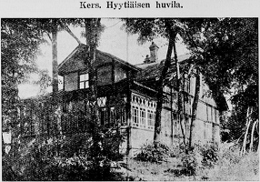 Пеллервонкату (Красноарм.37) 1933-35 гг. дом Хюютияйнен